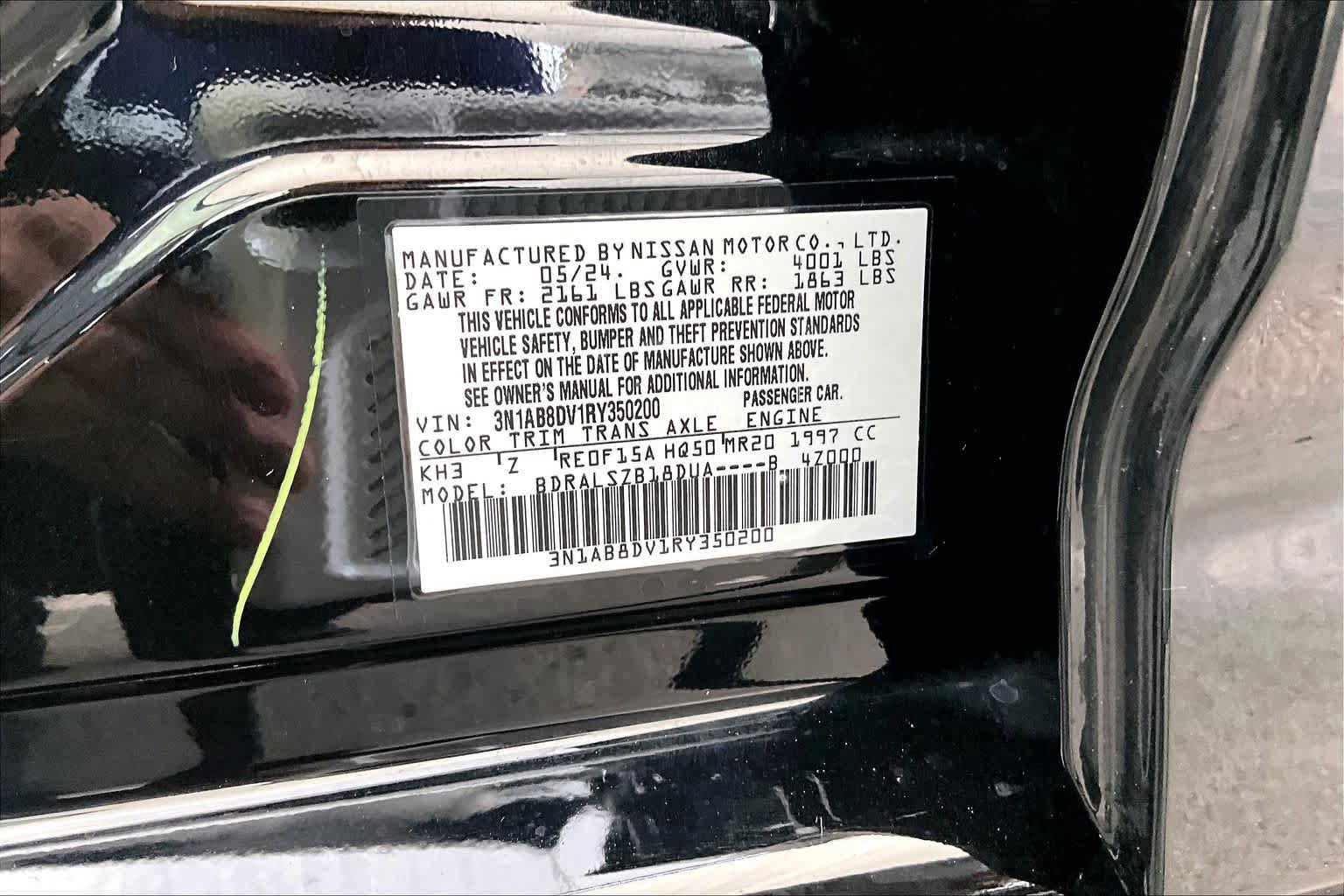Certified 2024 Nissan Sentra SR w/ SR Premium Package FWD image 34