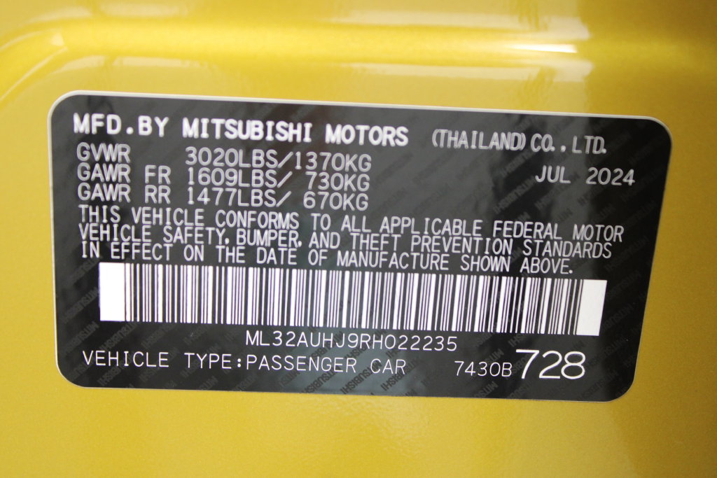 Used 2024 Mitsubishi Mirage ES FWD image 27