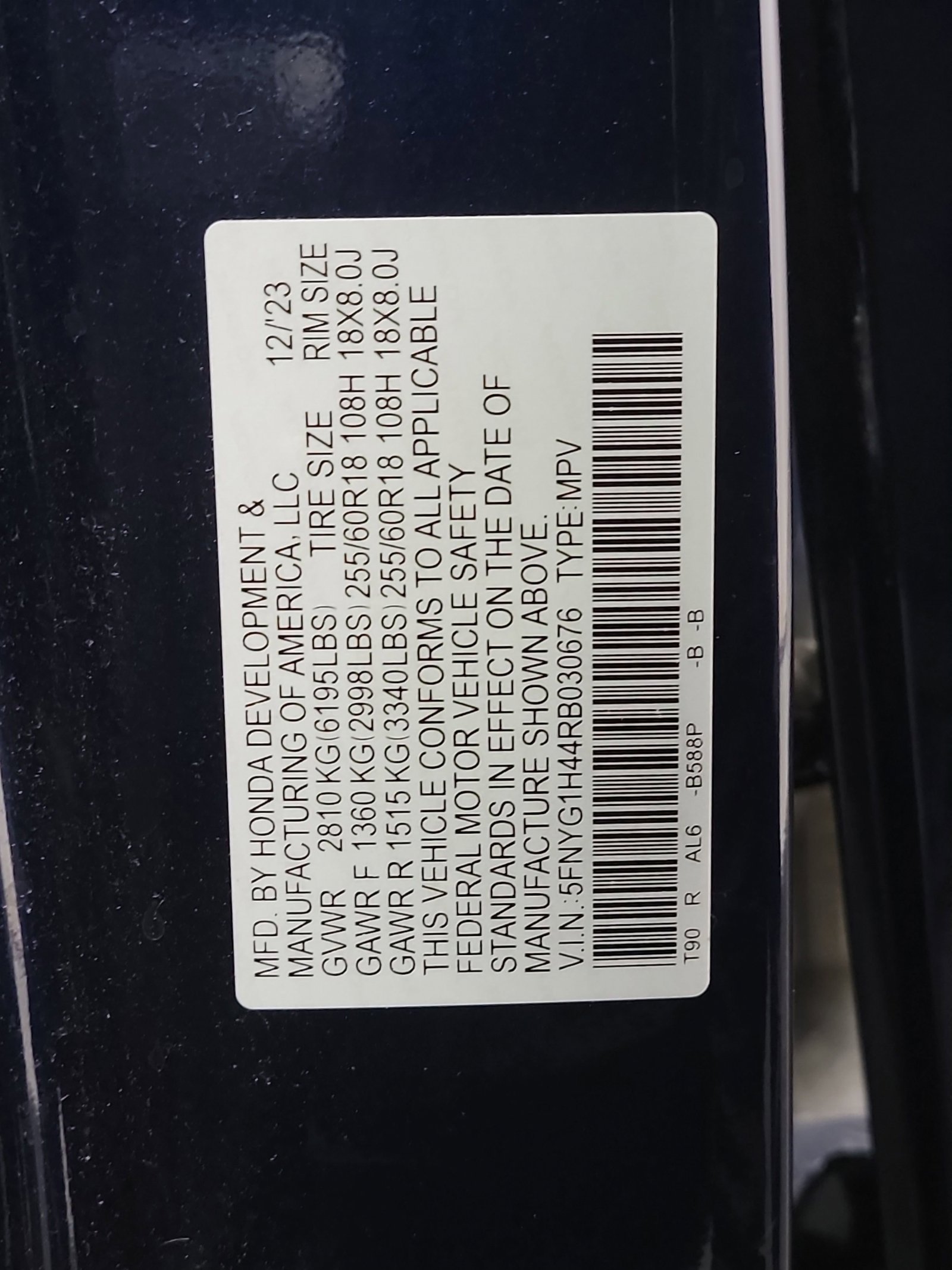 Certified 2024 Honda Pilot EX-L image 32