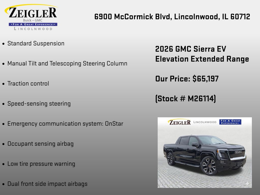 New 2026 GMC Sierra EV Elevation AWD/4WD image 24