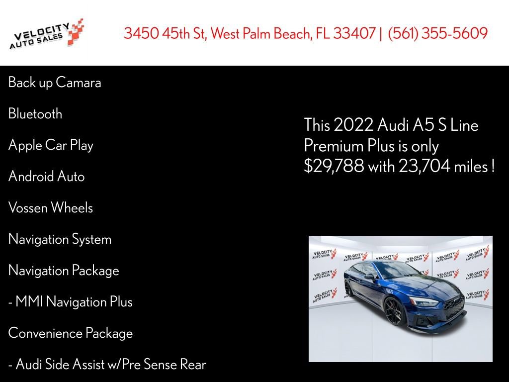 Used 2022 Audi A5 2.0T Premium Plus image 35