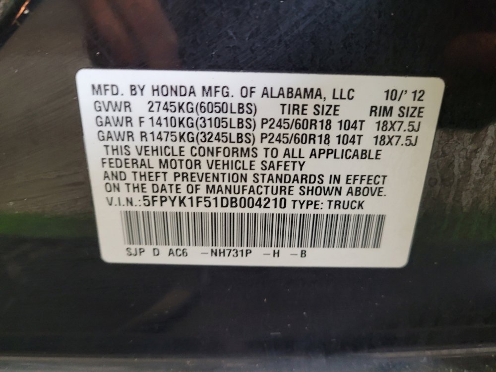 Used 2013 Honda Ridgeline RTL image 33