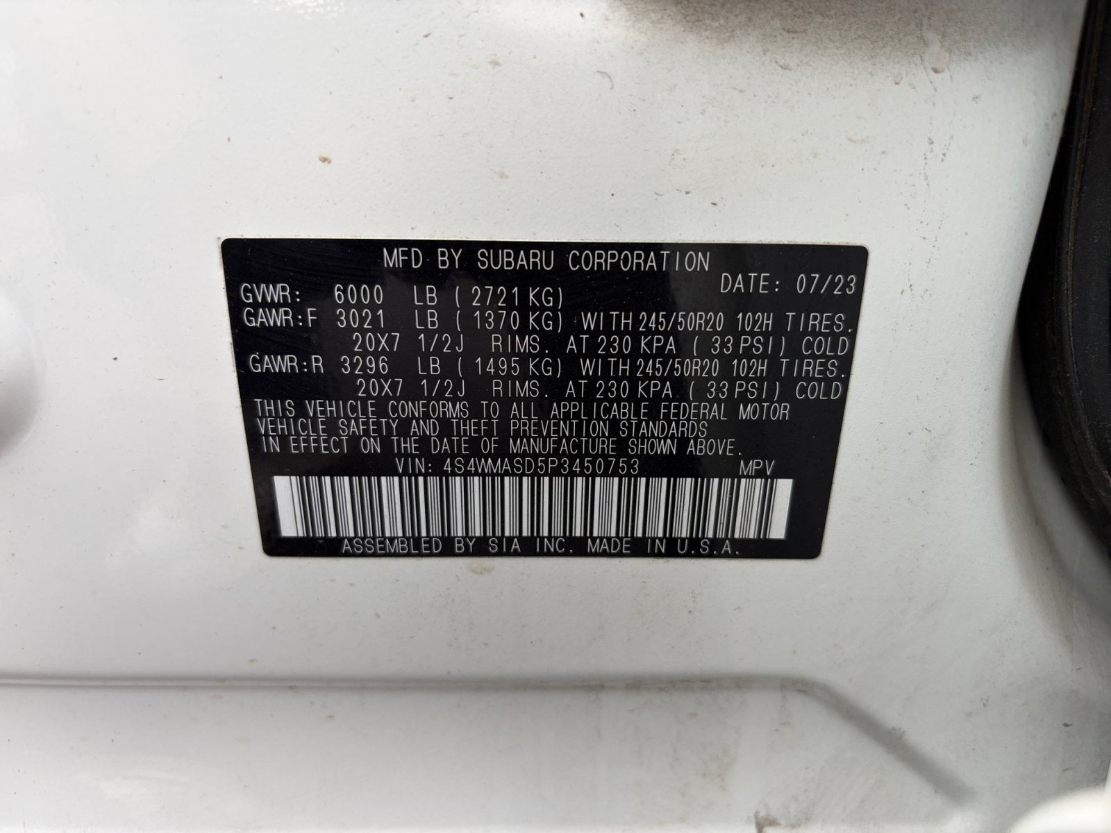 Used 2023 Subaru Ascent Limited AWD/4WD image 25