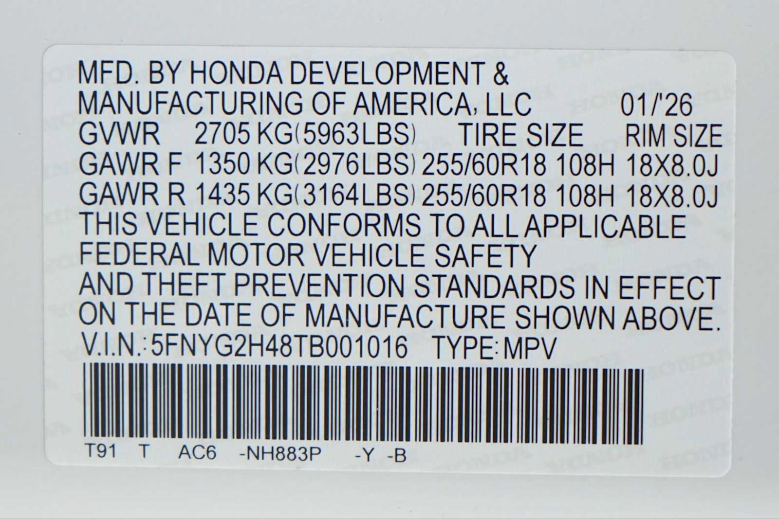 Certified 2026 Honda Pilot EX-L image 30