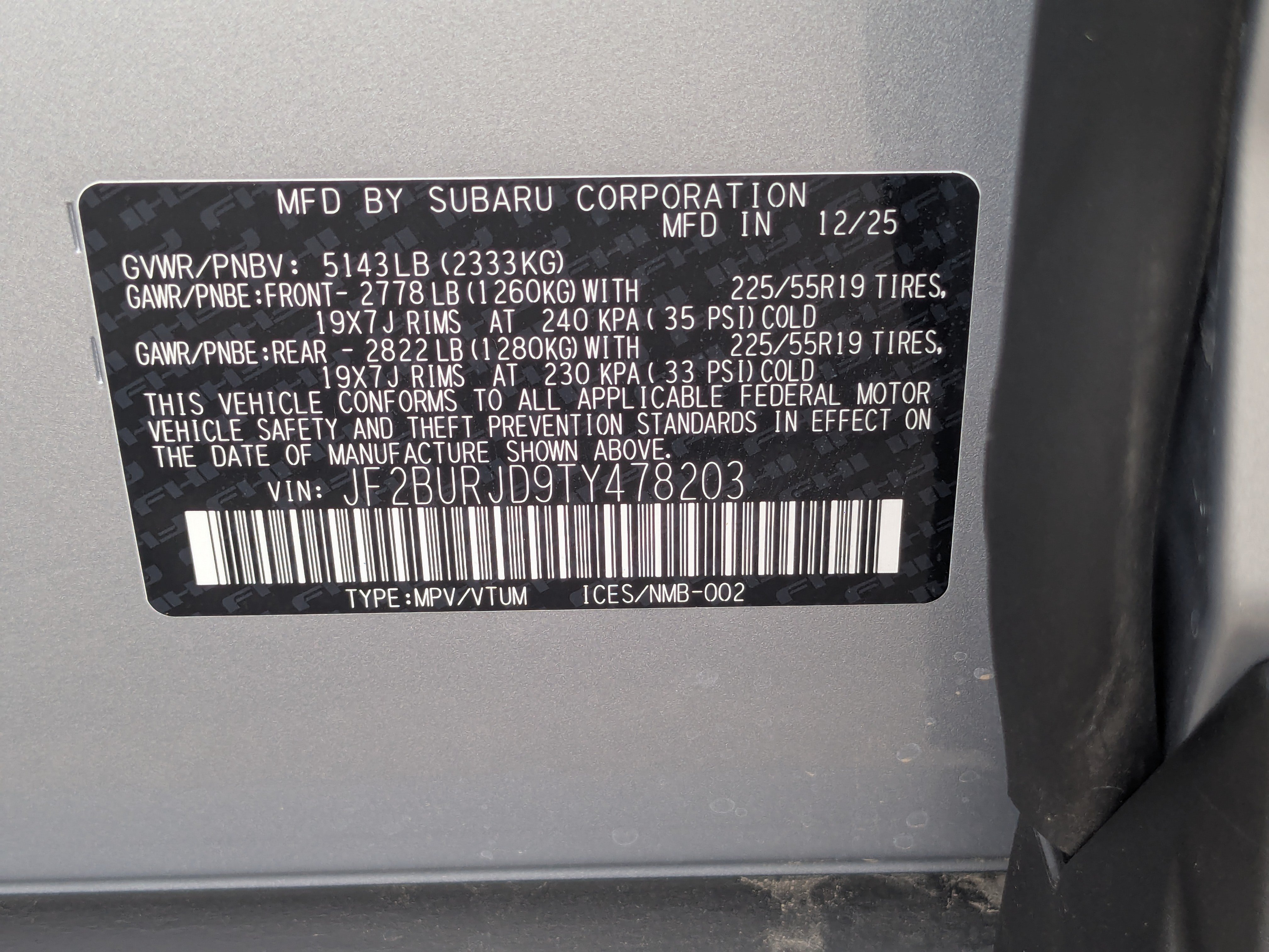 New 2026 Subaru Outback Touring XT AWD/4WD image 36