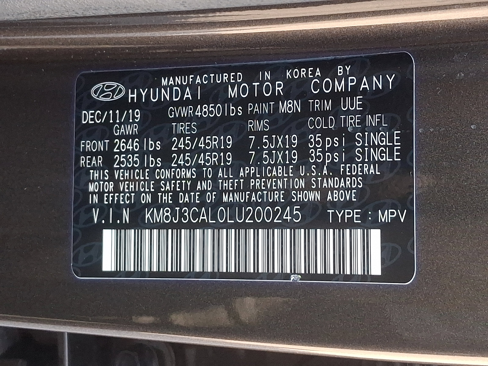 Used 2020 Hyundai Tucson Sport image 25