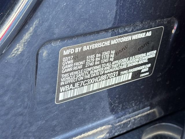 Used 2017 BMW 540i xDrive image 30