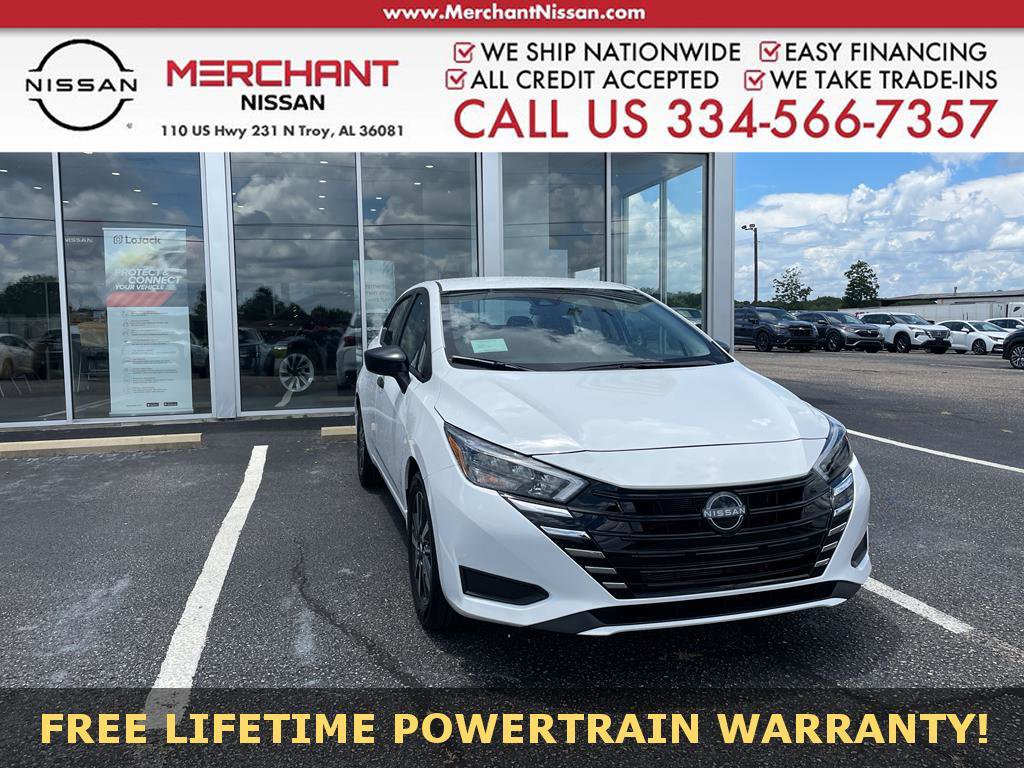 New 2025 Nissan Versa S w/ S Plus Package