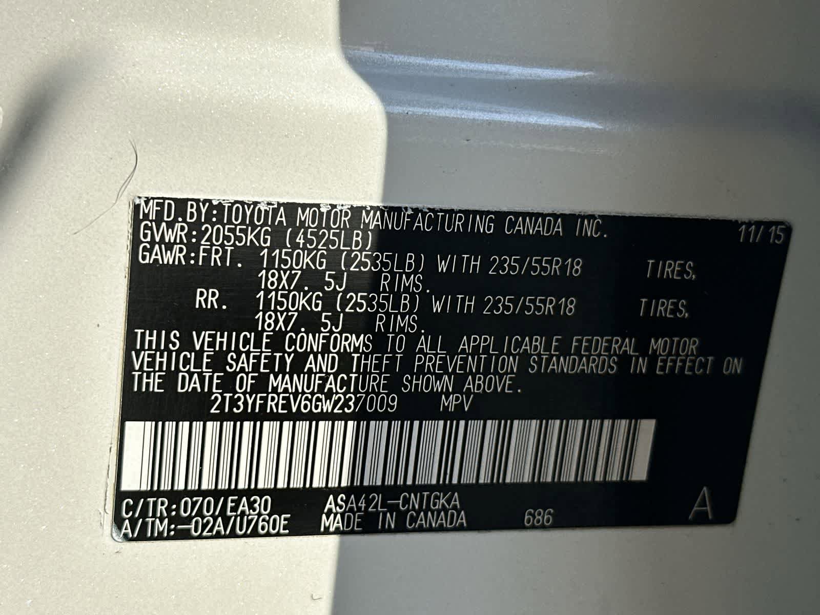 Used 2016 Toyota RAV4 Limited FWD image 25