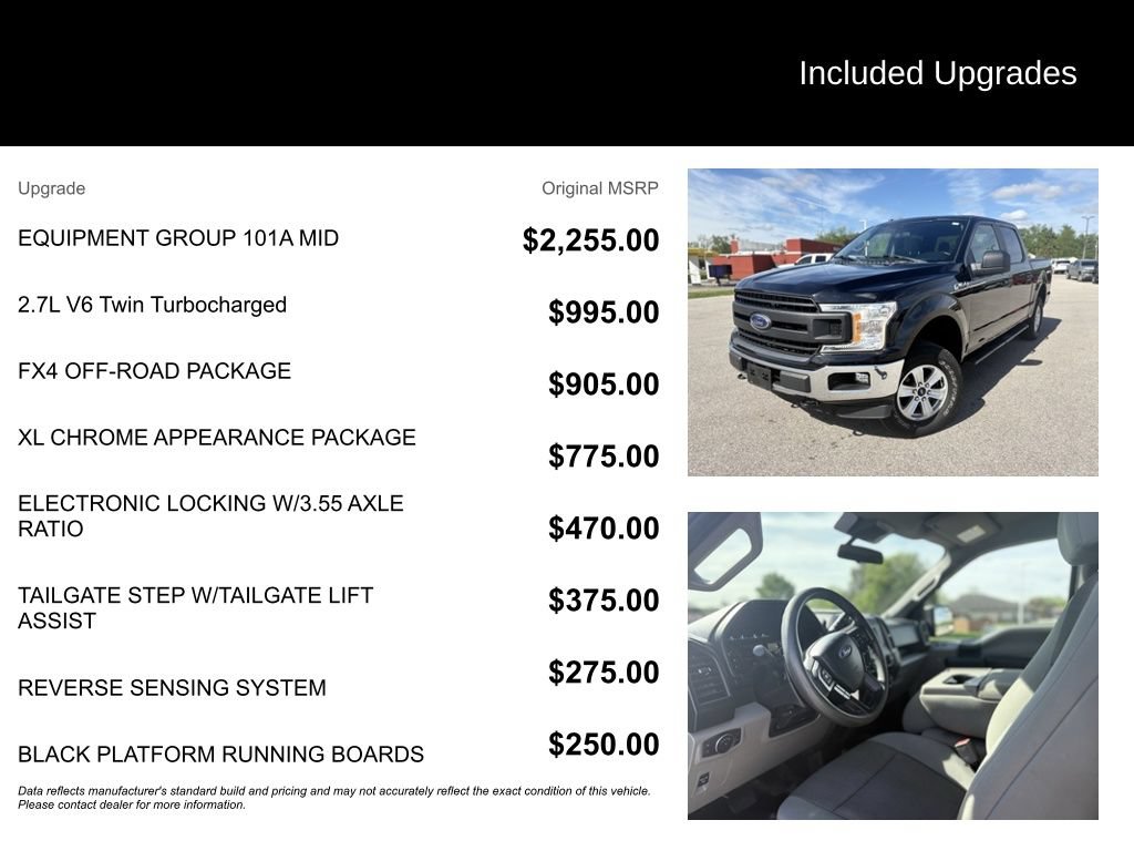 Used 2019 Ford F150 XL w/ Equipment Group 101A Mid AWD/4WD image 6