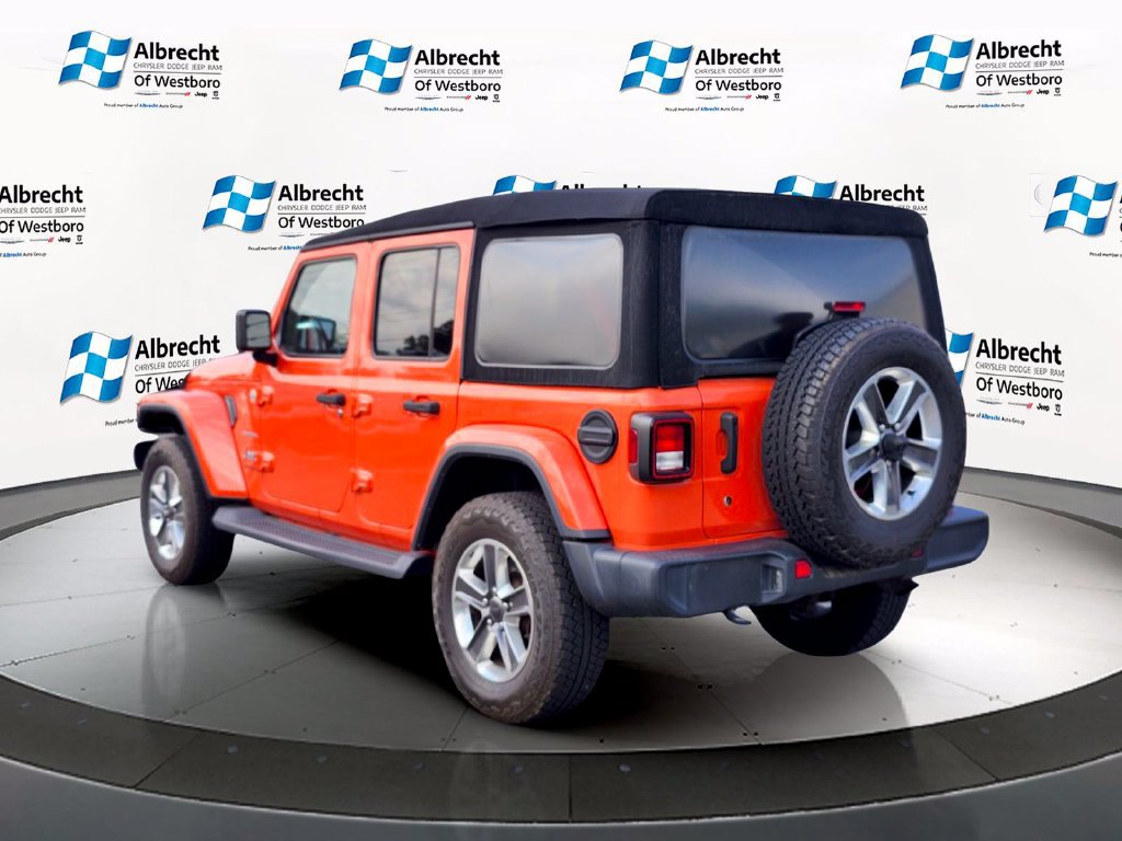 Used 2020 Jeep Wrangler Unlimited Sahara AWD/4WD image 3