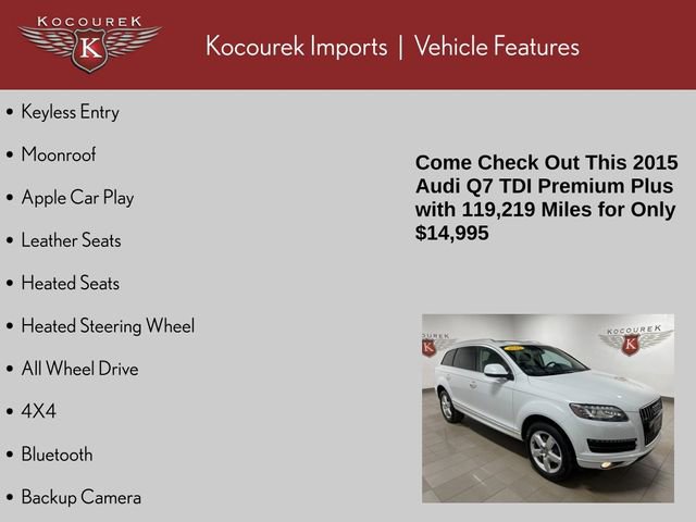 Used 2015 Audi Q7 TDI Premium Plus w/ Premium Plus Package image 4