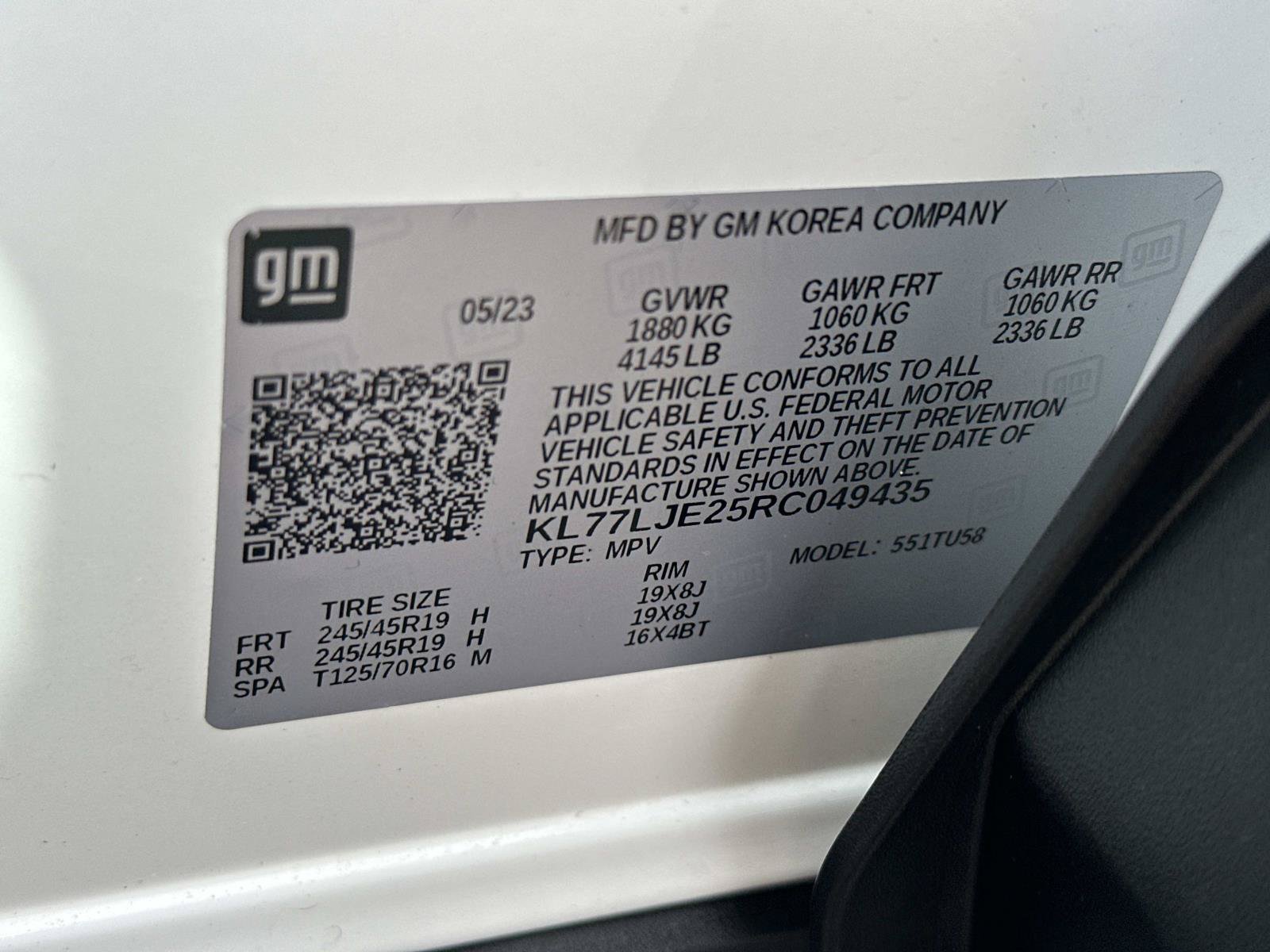 Certified 2024 Chevrolet Trax RS w/ Sunroof Package FWD image 17