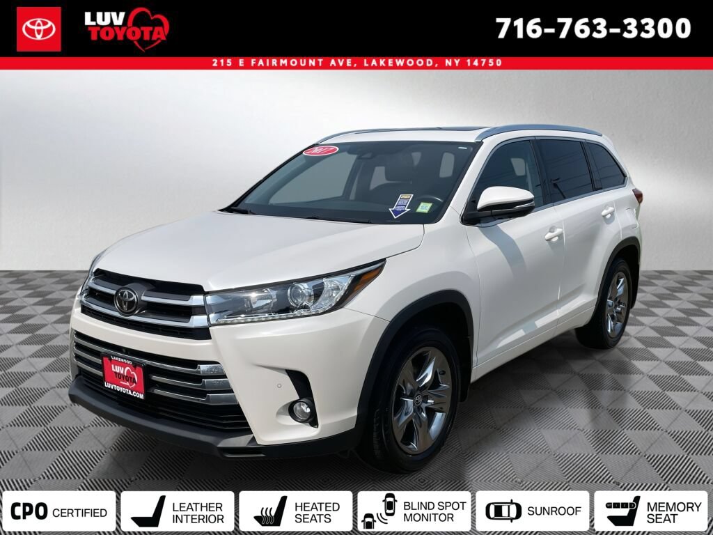 Certified 2017 Toyota Highlander Limited Platinum