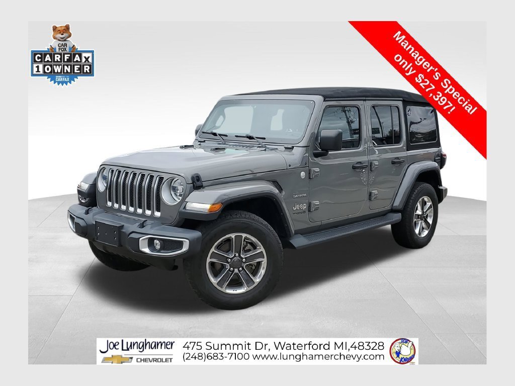 Used 2022 Jeep Wrangler Unlimited Sahara w/ LED Lighting Group
