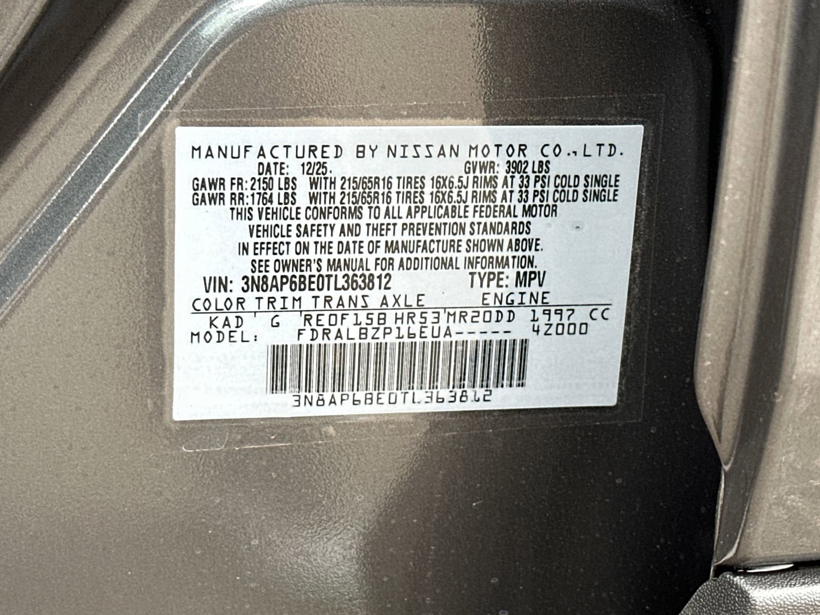 New 2026 Nissan Kicks S w/ Charging Package FWD image 34