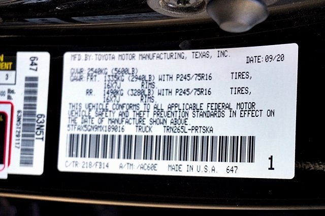 Used 2021 Toyota Tacoma SR w/ SR Convenience Package RWD image 14