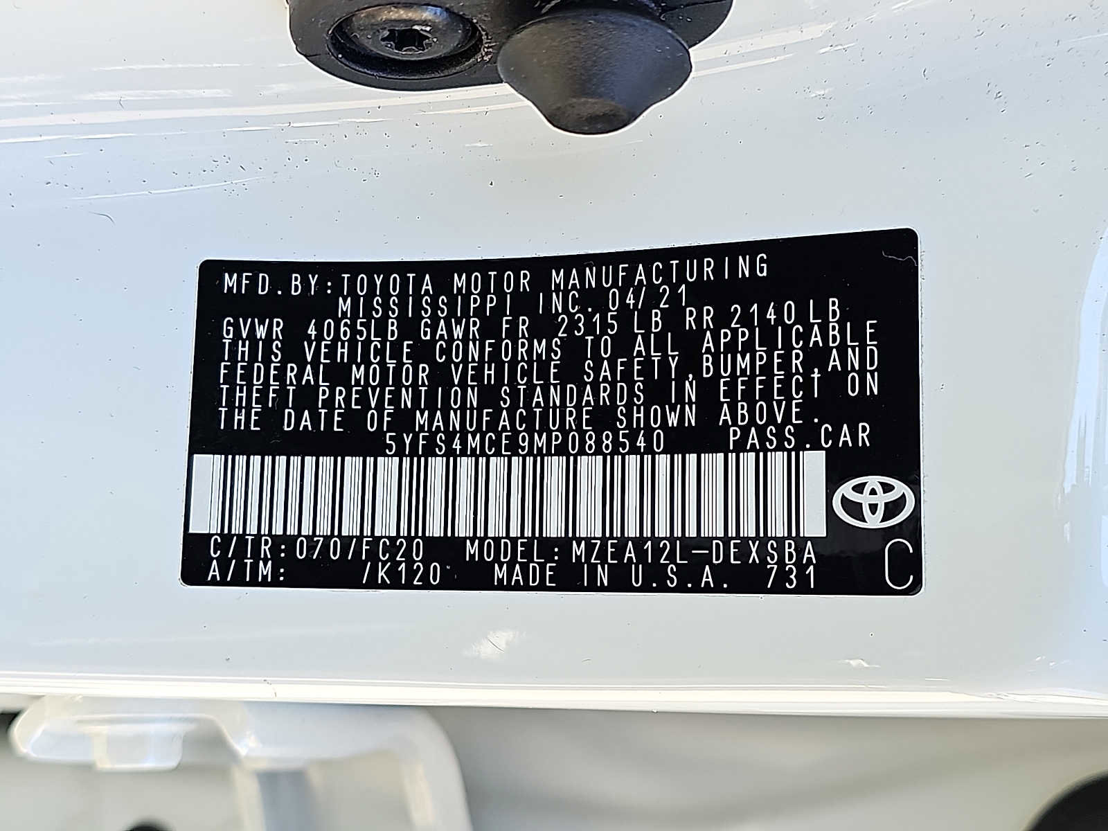 Used 2021 Toyota Corolla SE FWD image 26