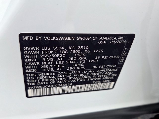 New 2026 Volkswagen Atlas Cross Sport SE FWD image 18