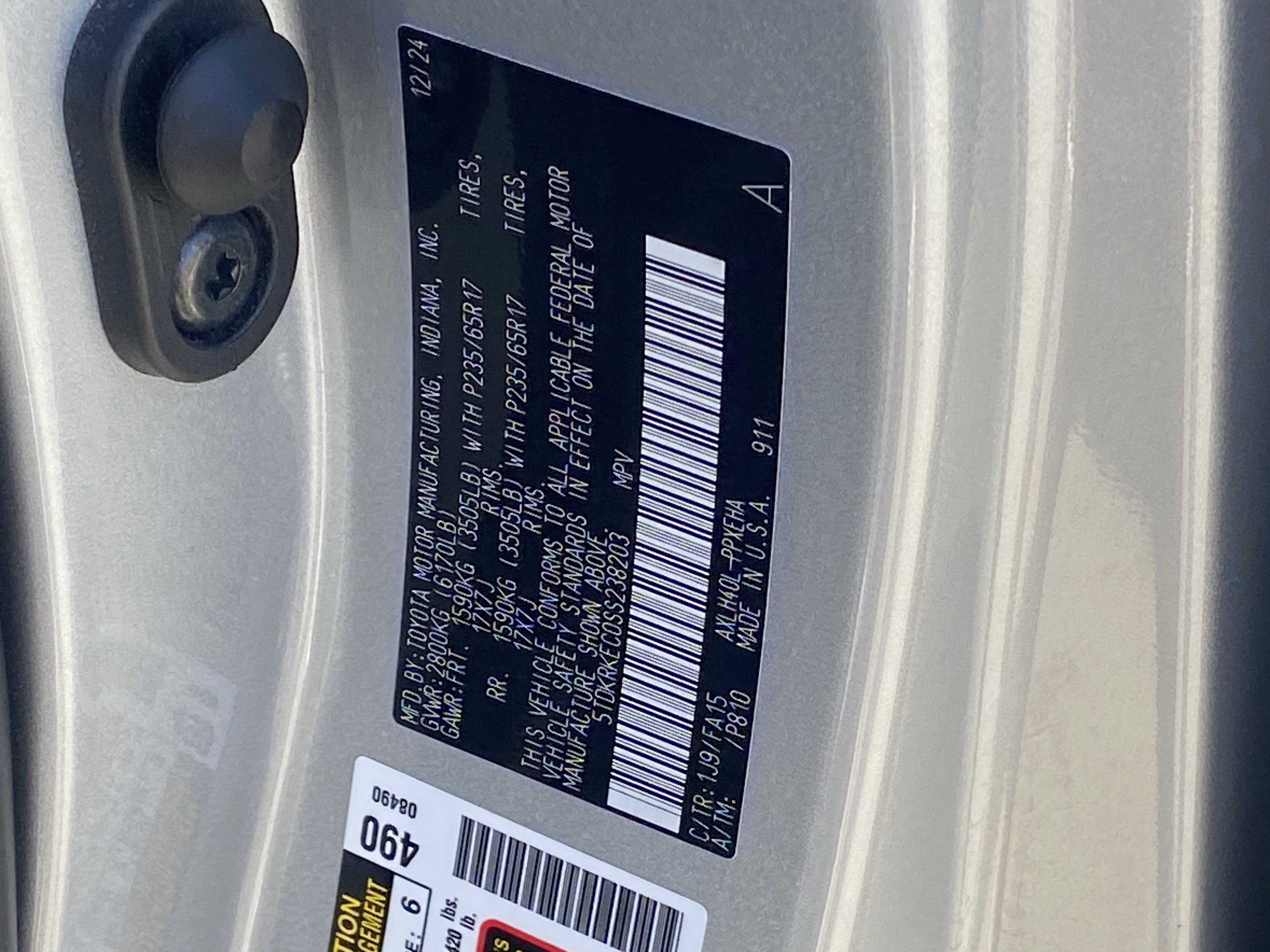 Certified 2025 Toyota Sienna LE FWD image 31