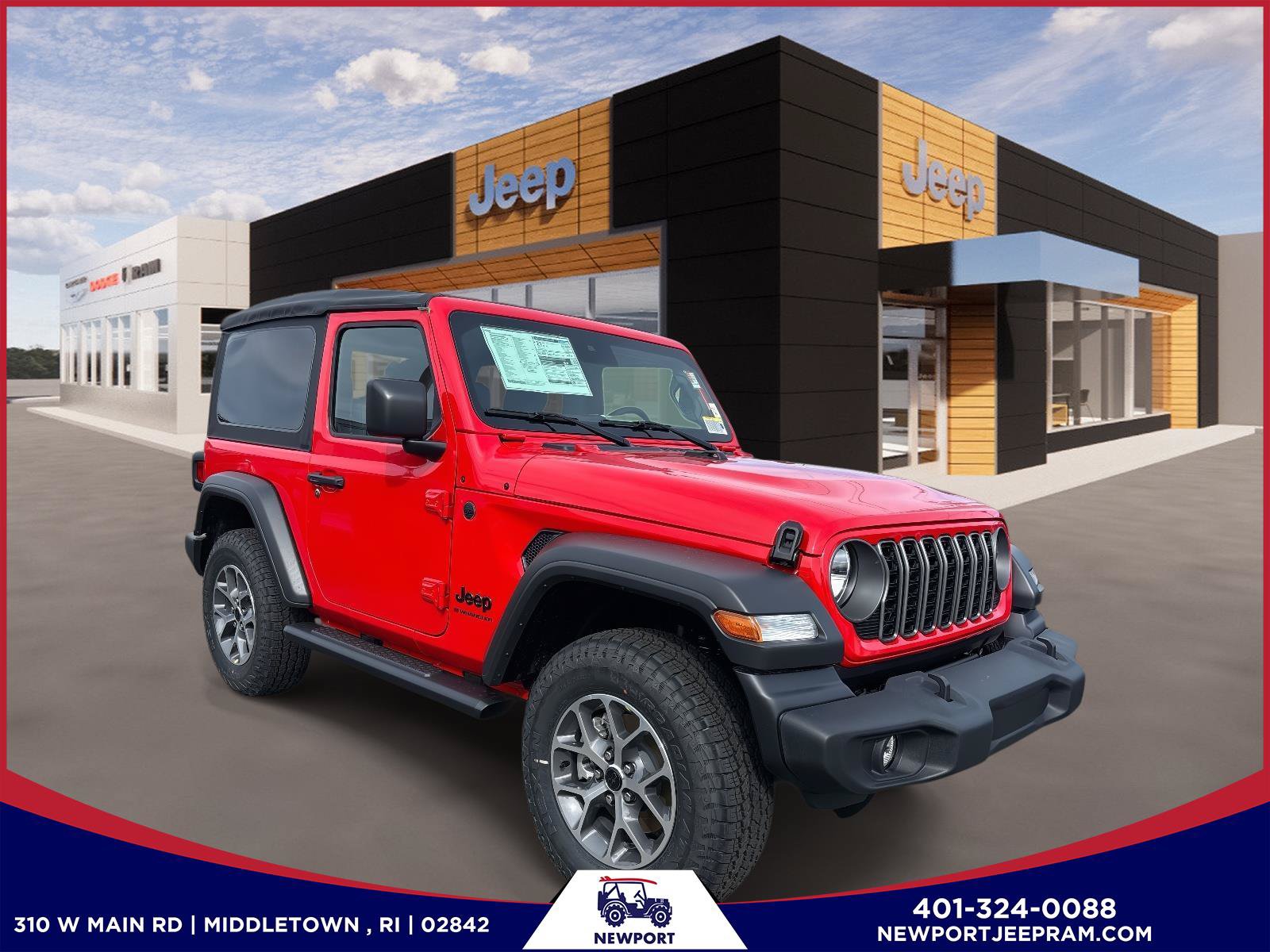 Certified 2025 Jeep Wrangler Sport AWD/4WD image 1
