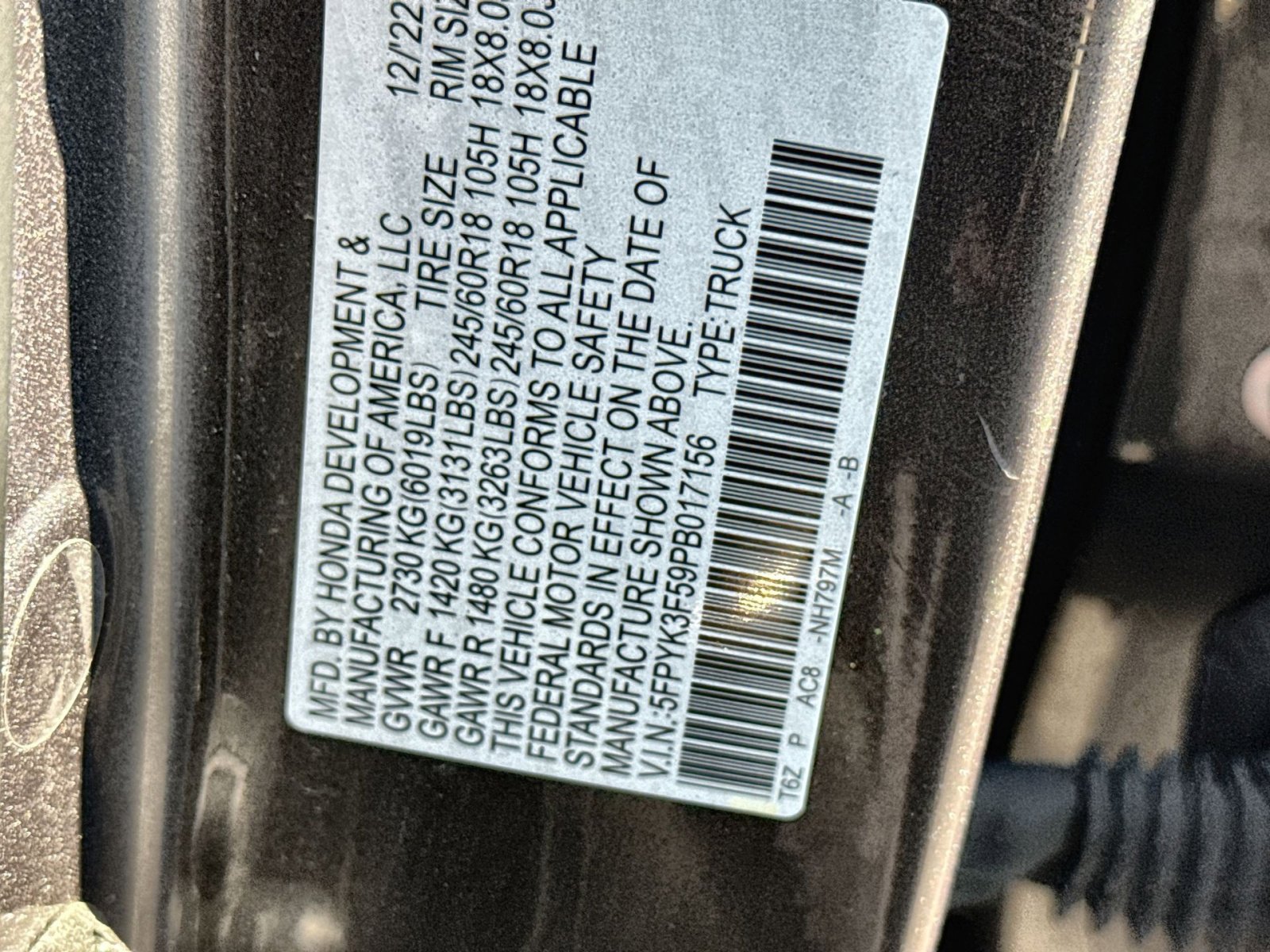 Used 2023 Honda Ridgeline RTL image 27