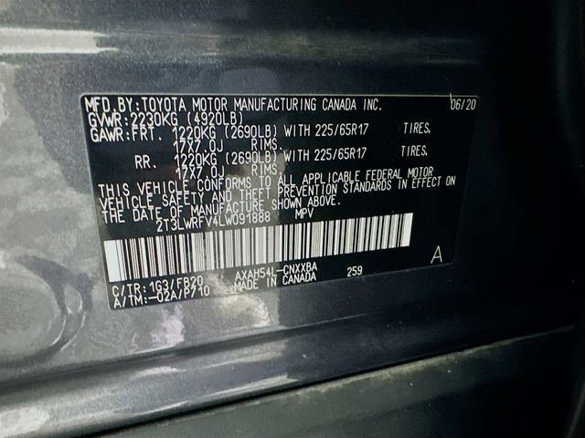 Used 2020 Toyota RAV4 LE w/ All Weather Liner Package image 28