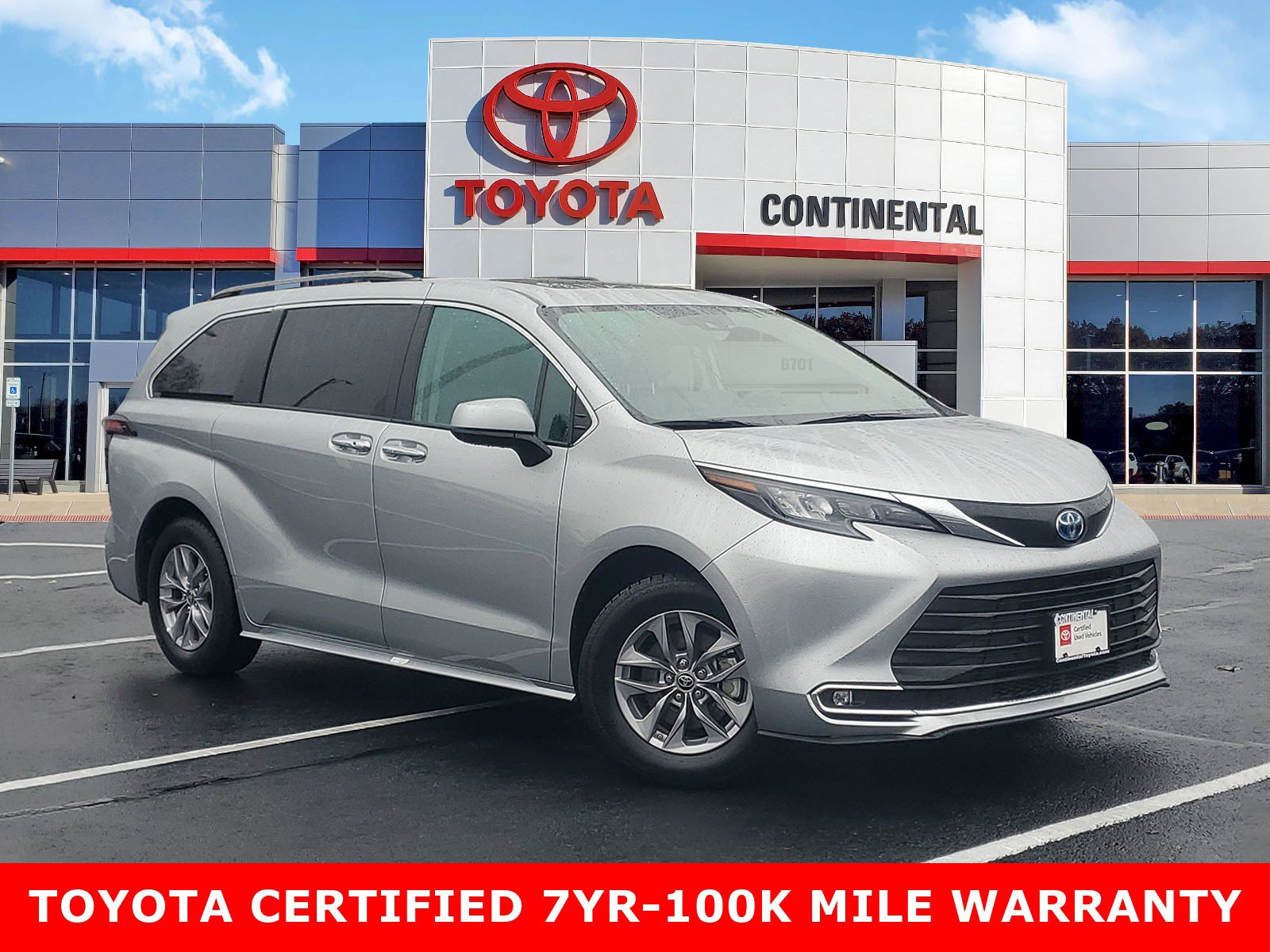 Certified 2024 Toyota Sienna XLE