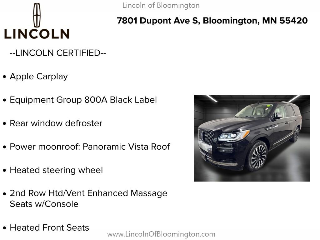 Certified 2023 Lincoln Navigator Black Label image 5