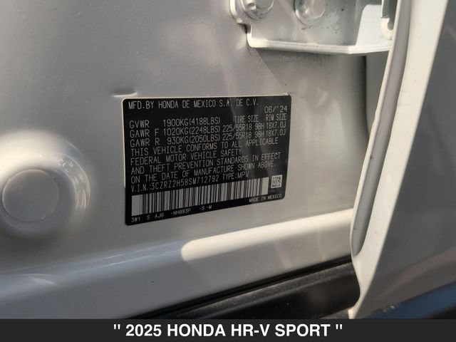 Used 2025 Honda HR-V Sport image 34