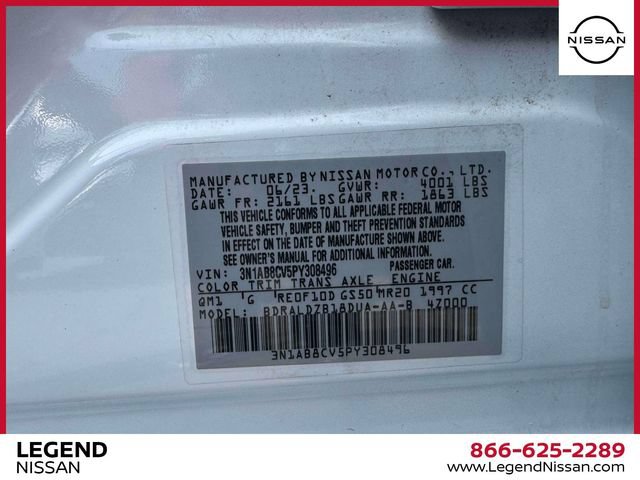 Certified 2023 Nissan Sentra SV FWD image 18