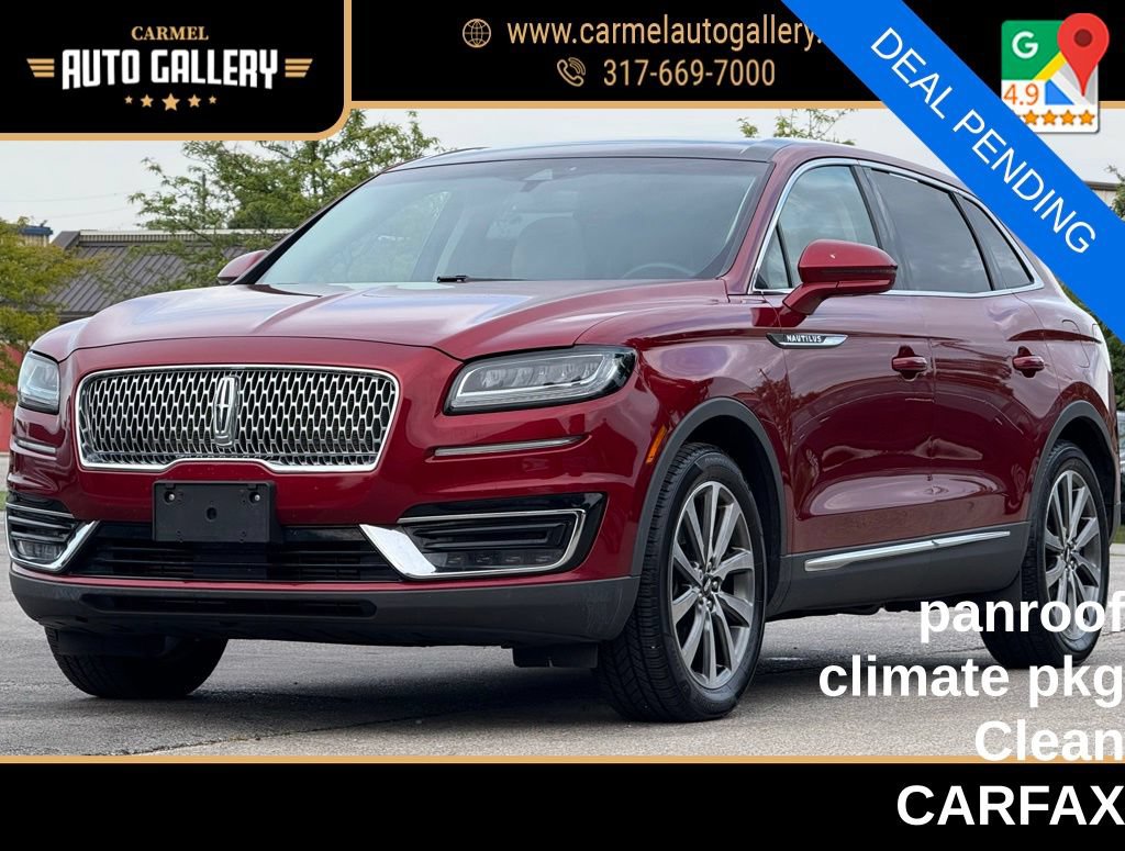 Used 2019 Lincoln Nautilus Select