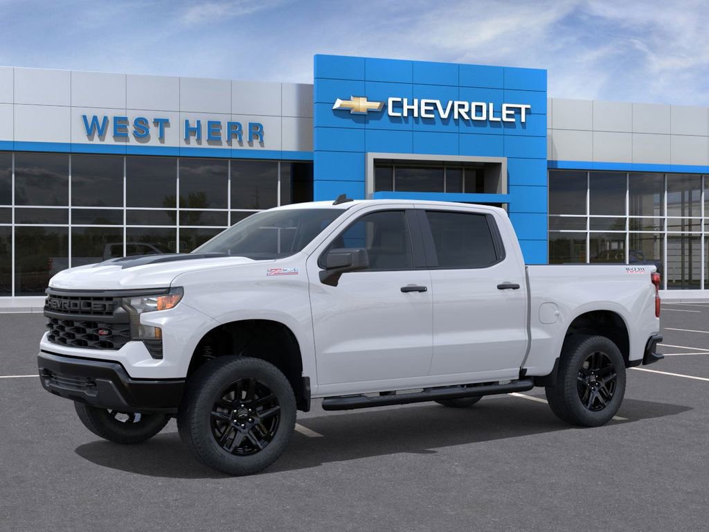 New 2026 Chevrolet Silverado 1500 Custom Trail Boss w/ Turbomax Blackout Package AWD/4WD image 2
