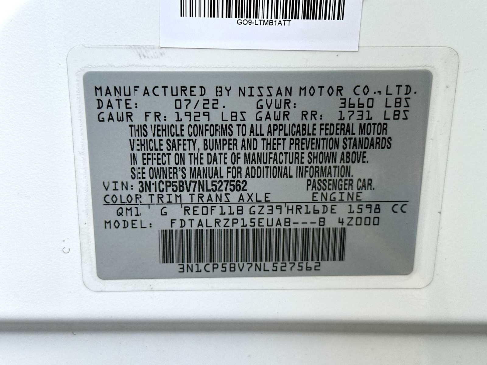 Used 2022 Nissan Kicks S FWD image 22