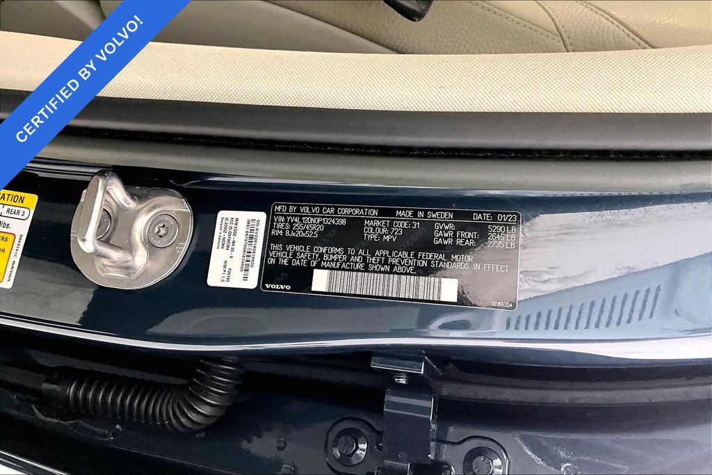 Certified 2023 Volvo XC60 B5 Plus w/ Protection Package Premier FWD image 42