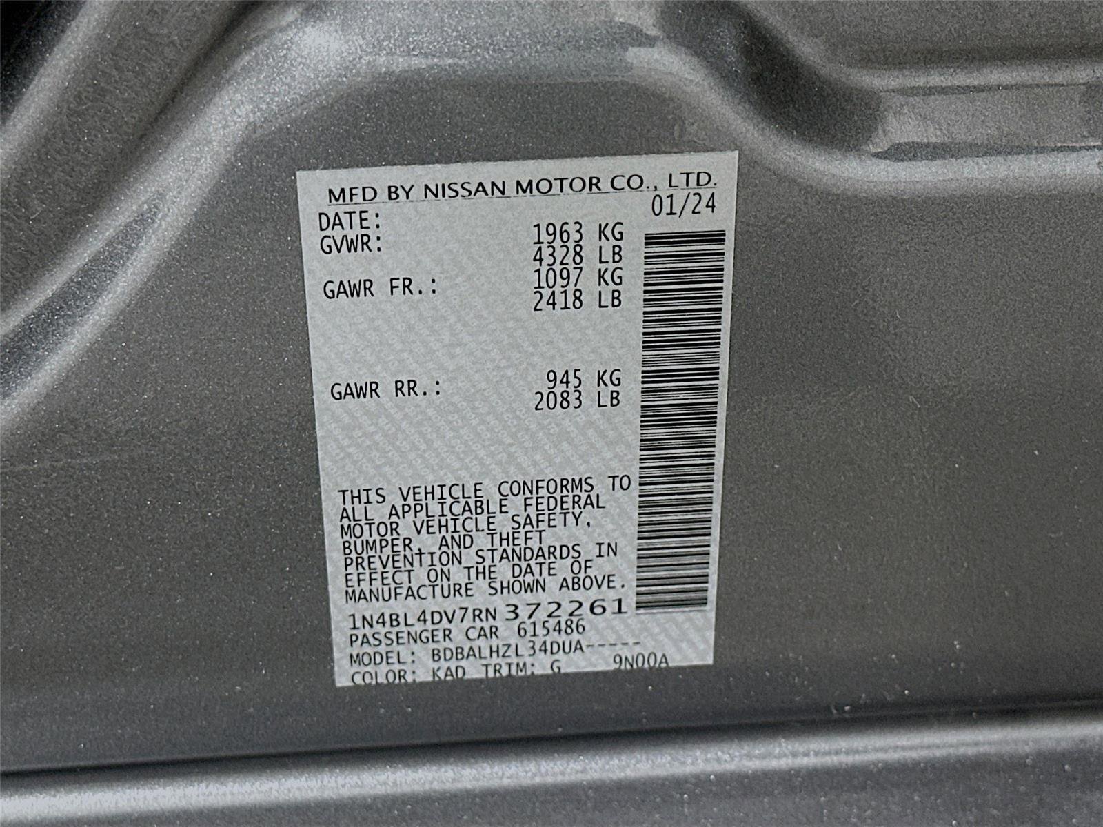 Used 2024 Nissan Altima 2.5 SV image 21