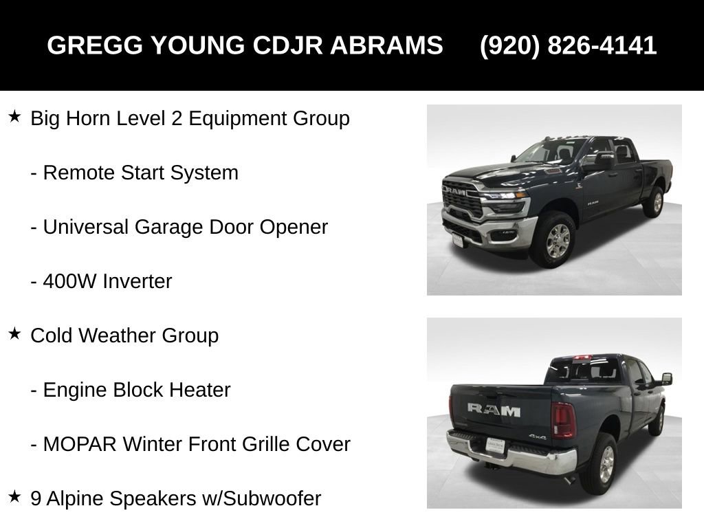 New 2025 RAM 2500 Big Horn image 37