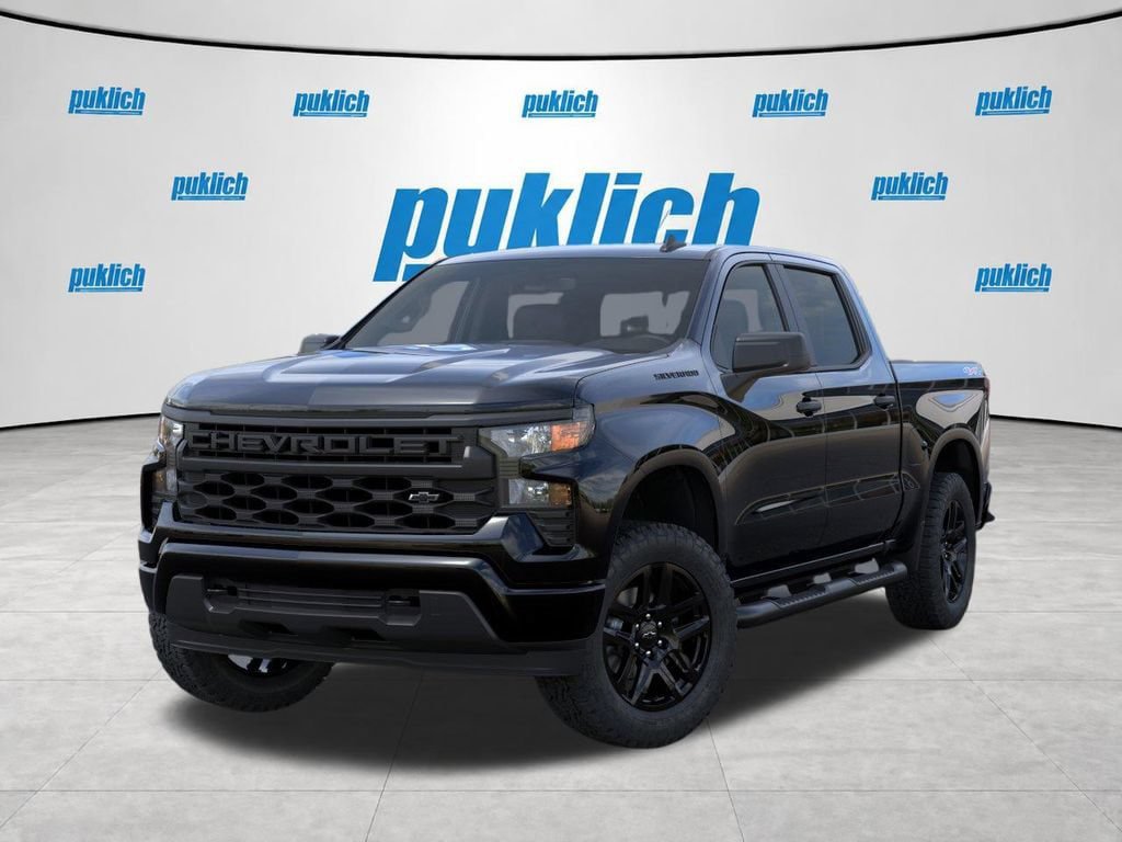 New 2026 Chevrolet Silverado 1500 Custom w/ Turbomax Blackout Package AWD/4WD image 7