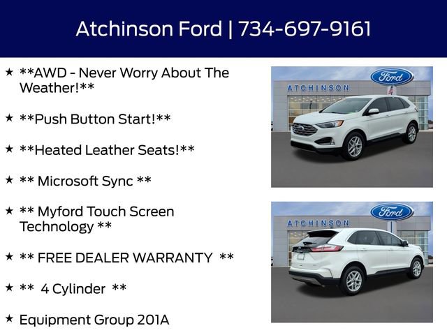 Certified 2022 Ford Edge SEL w/ Convenience Package image 8