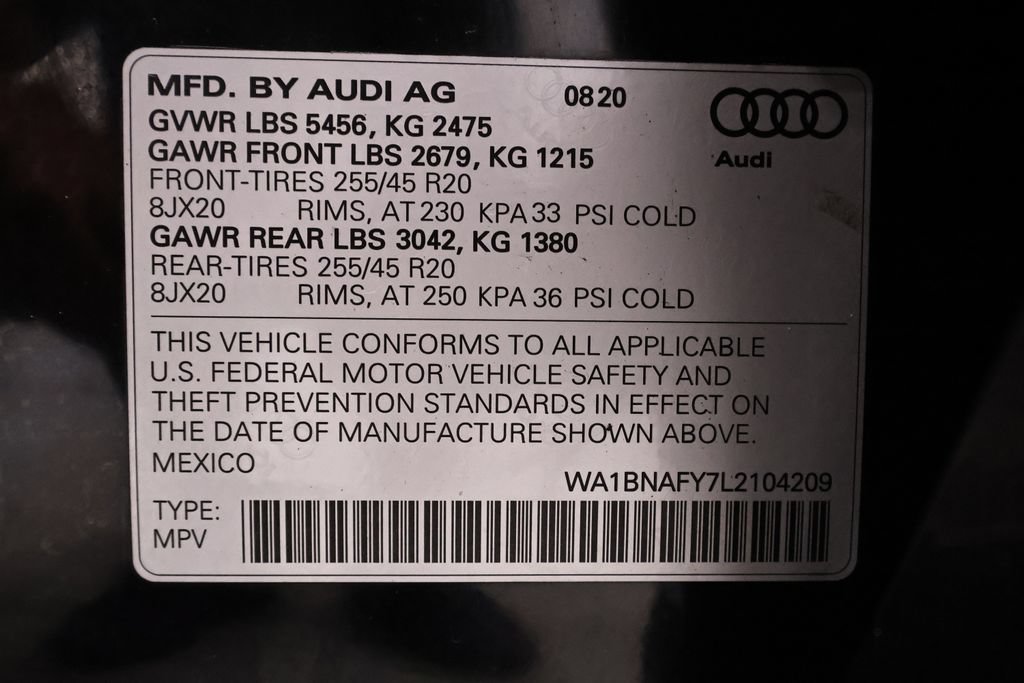 Used 2020 Audi Q5 2.0T Premium Plus w/ Premium Plus Package AWD/4WD image 44