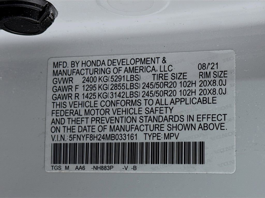 Certified 2021 Honda Passport Sport image 26
