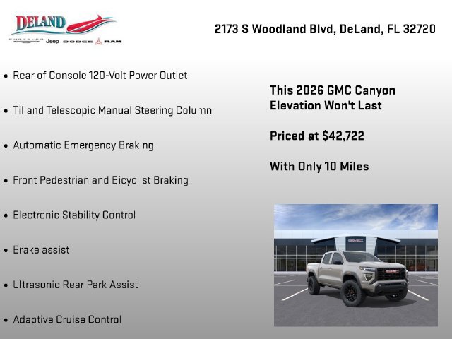 New 2026 GMC Canyon Elevation w/ Convenience Package RWD image 36