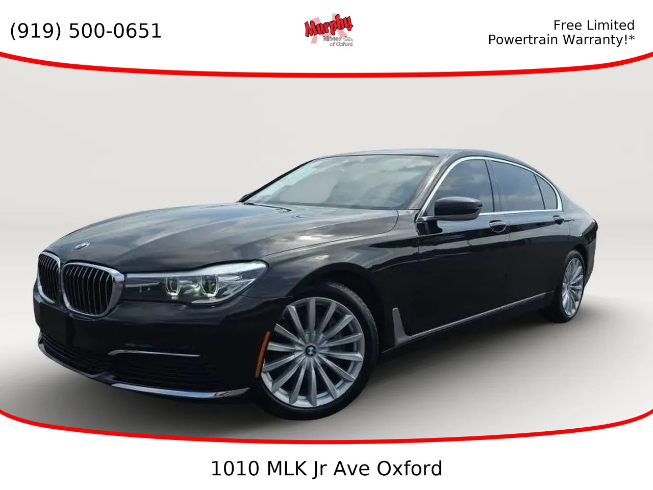 Used 2019 BMW 740i w/ Cold Weather Package RWD image 1