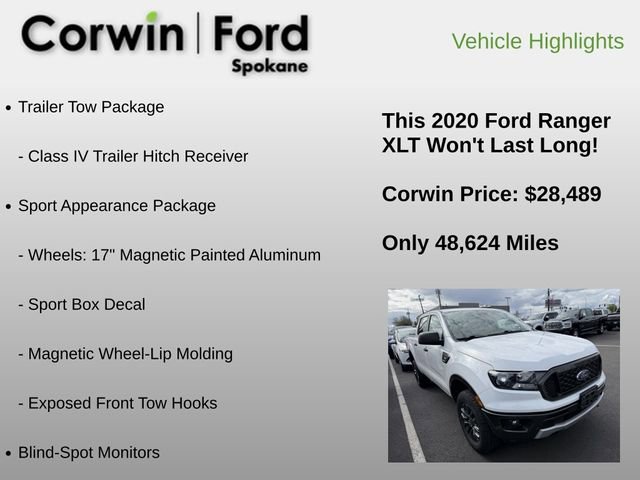Used 2020 Ford Ranger XLT w/ Equipment Group 301A Mid AWD/4WD image 6