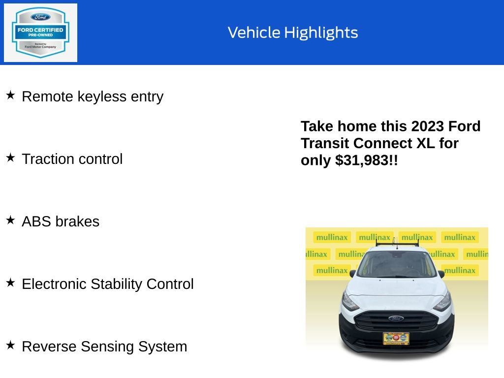 Used 2023 Ford Transit Connect XL image 10