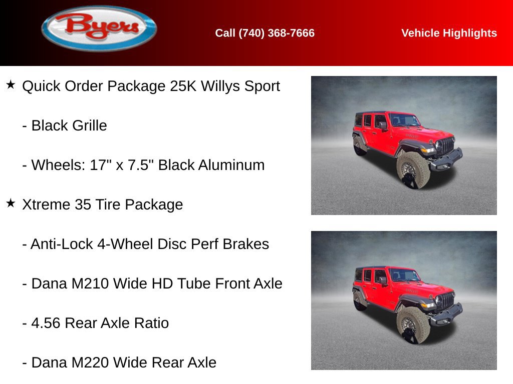 Used 2023 Jeep Wrangler Unlimited Sport AWD/4WD image 14