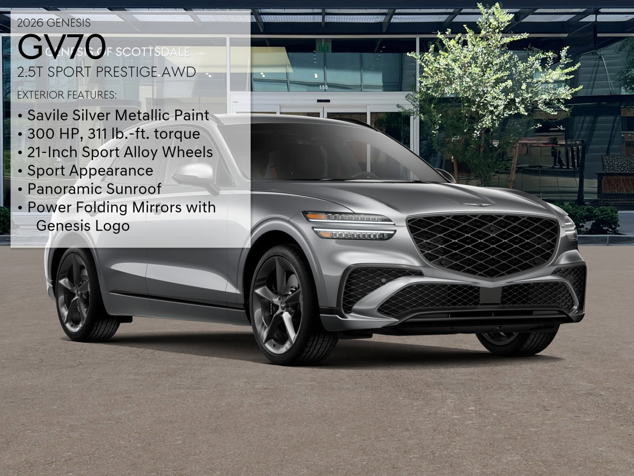 New 2026 Genesis GV70 2.5T Sport Prestige AWD/4WD image 3