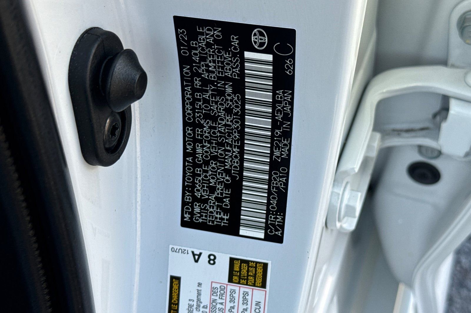 Certified 2023 Toyota Corolla LE w/ Carpet Mat Package (TMS) image 27