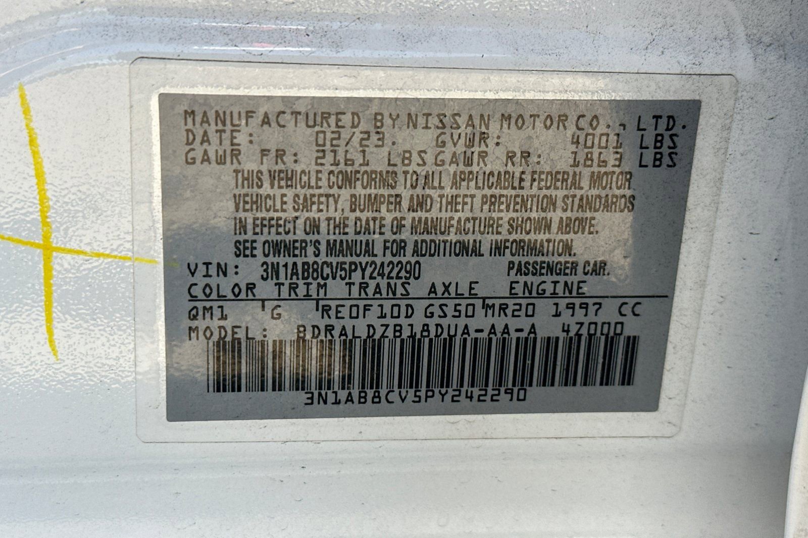 Used 2023 Nissan Sentra SV FWD image 53