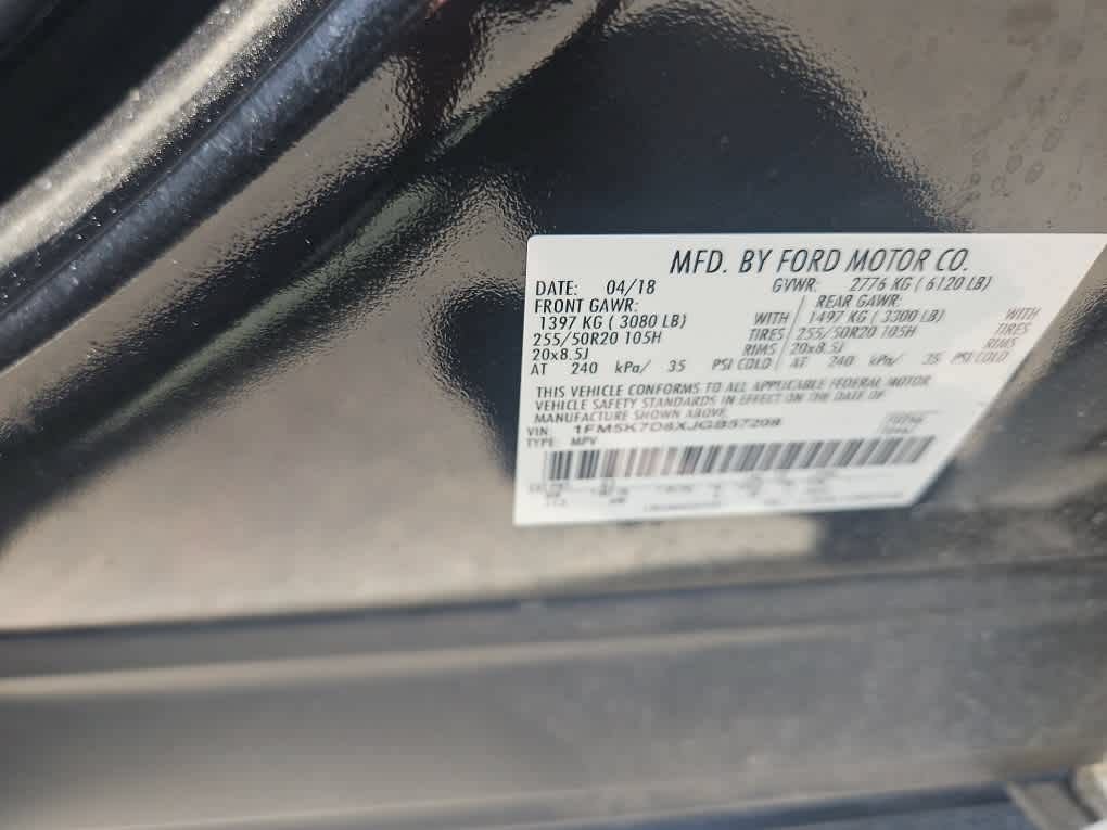 Certified 2018 Ford Explorer XLT w/ Equipment Group 202A FWD image 22